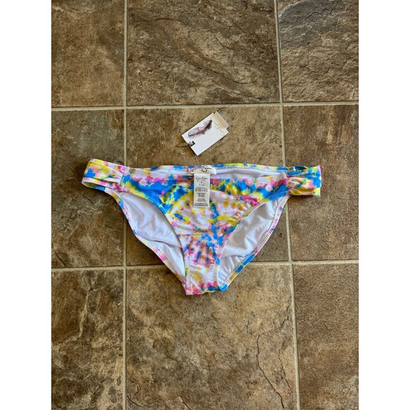 Jessica Simpson Hipster Swim Bottom Spritz Multi Size Large - Picture 1 of 5